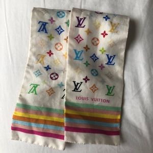 Louis Vuitton handbag scarf